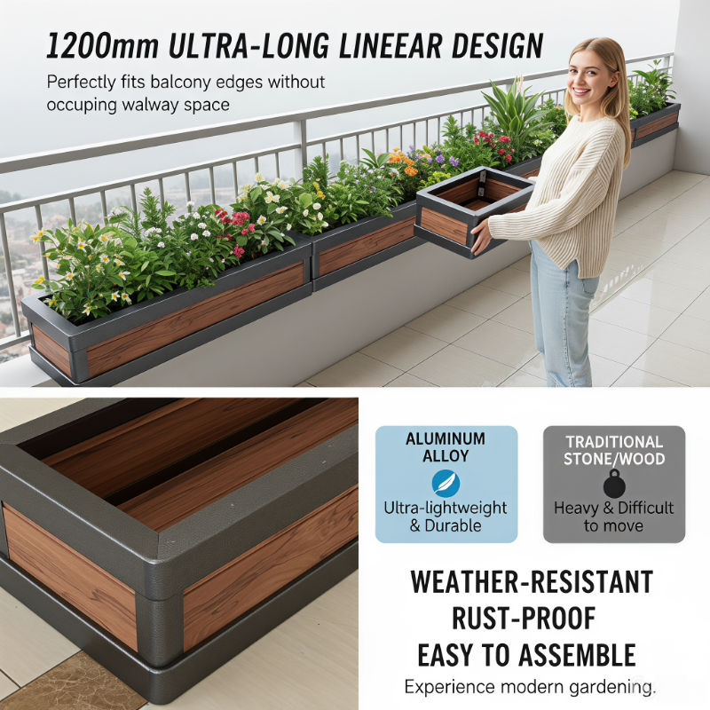 Aluminum Planter Boxes